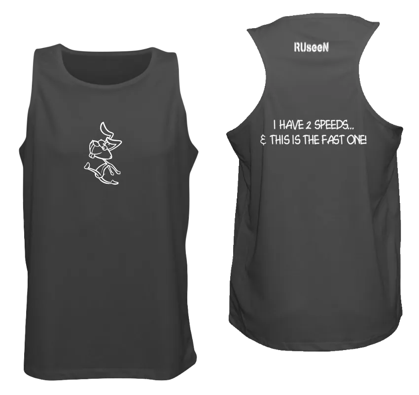 Men's Reflective Tank - 2 Speeds Rabbit