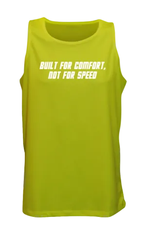 Men's Reflective Tank - Comfort Not Speed