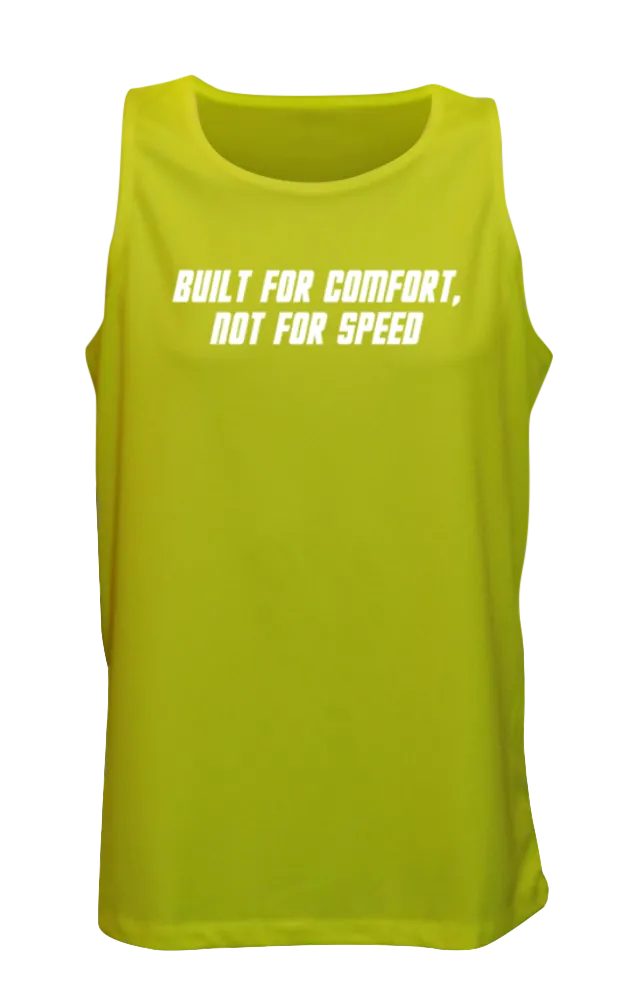 Men's Reflective Tank - Comfort Not Speed