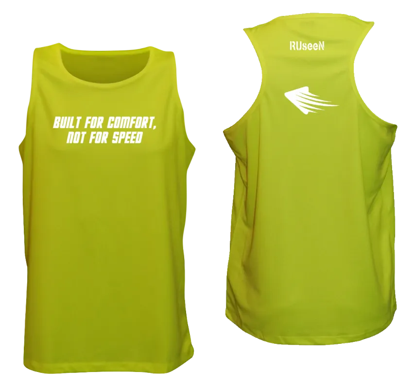 Men's Reflective Tank - Comfort Not Speed