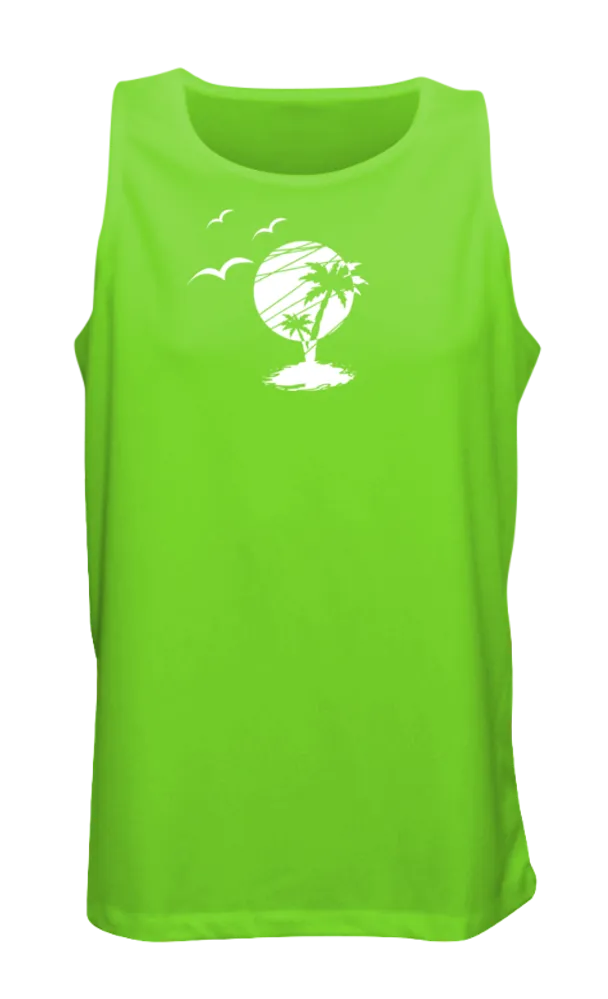 Men's Reflective Tank - Paradise