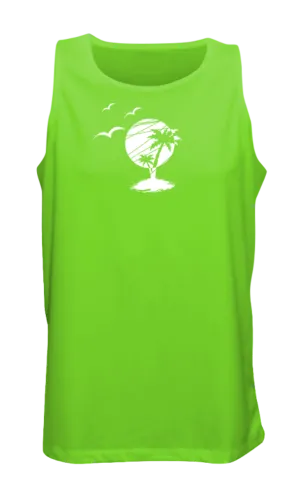 Men's Reflective Tank - Paradise