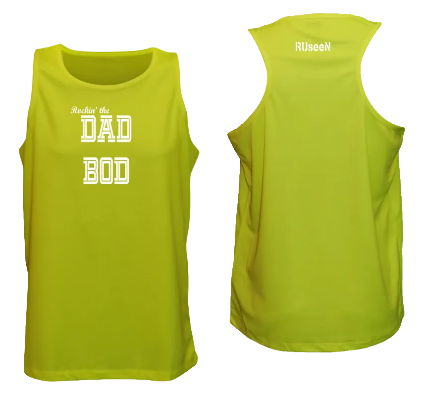 Men's Reflective Tank - Rockin' The Dad Bod