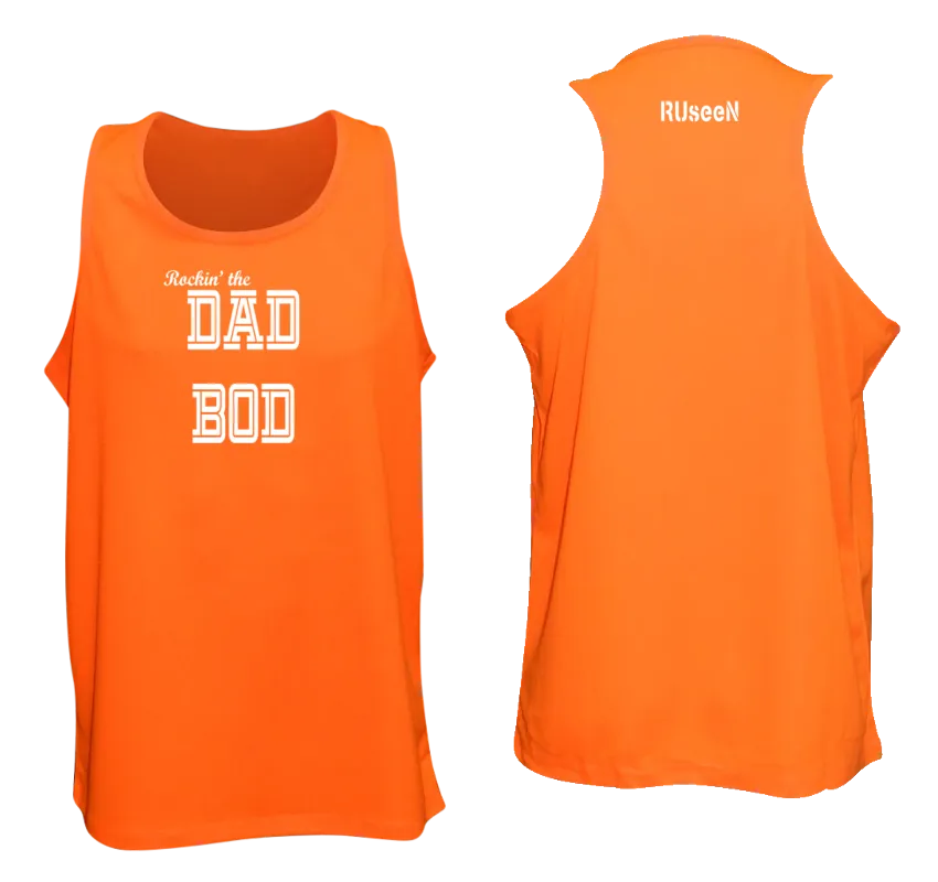 Men's Reflective Tank - Rockin' The Dad Bod