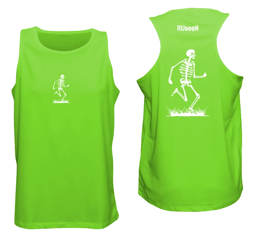 Men's Reflective Tank Top - Skeleton