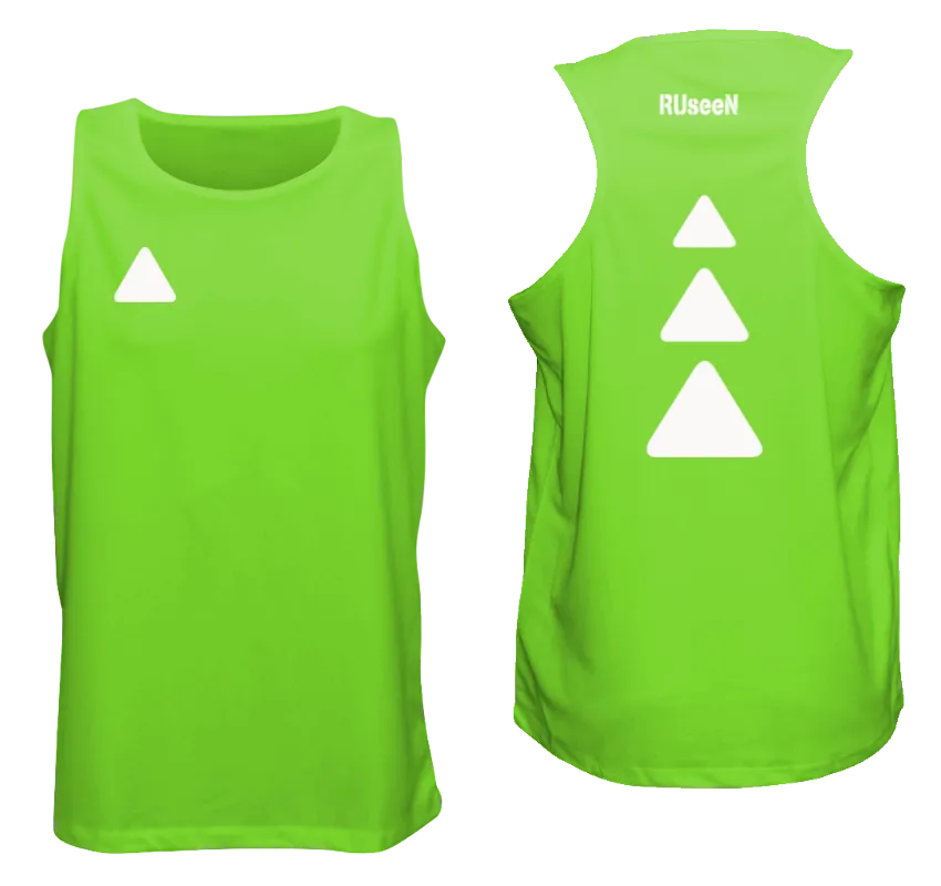 Men's Reflective Tank - Triangles