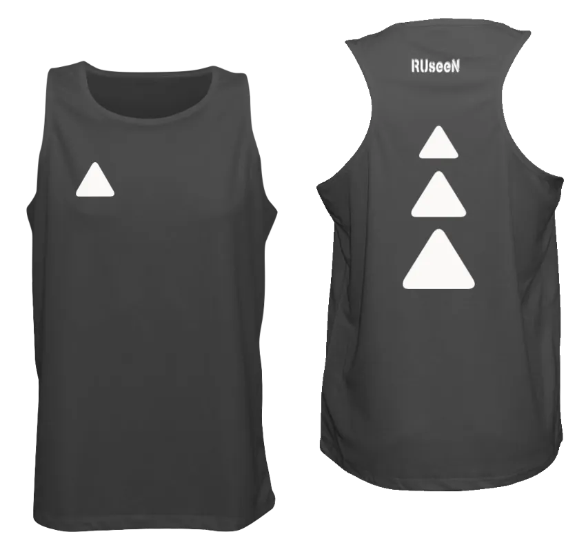 Men's Reflective Tank - Triangles