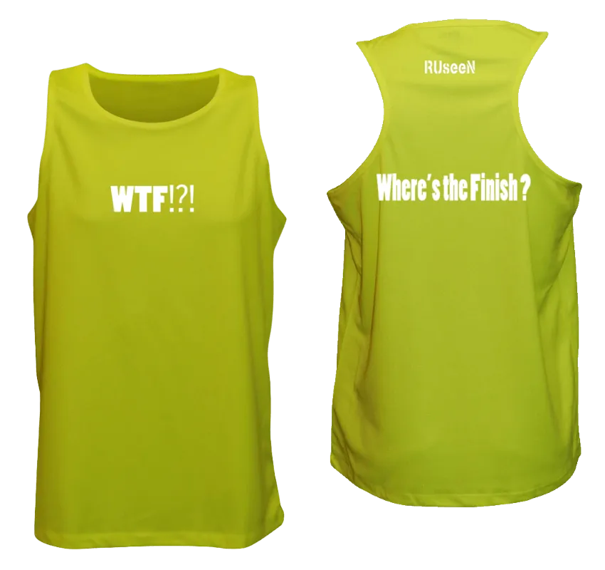 Men's Reflective Tank - Where's the Finish?