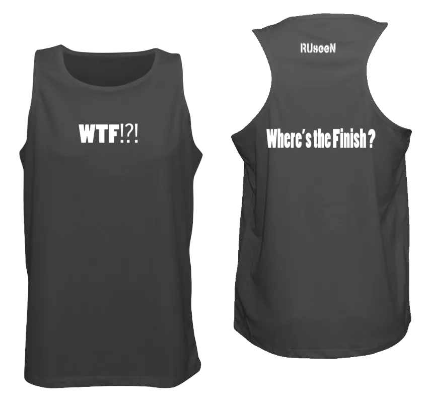 Men's Reflective Tank - Where's the Finish?