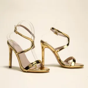 Minimalist Ankle Strap Heel Sandals