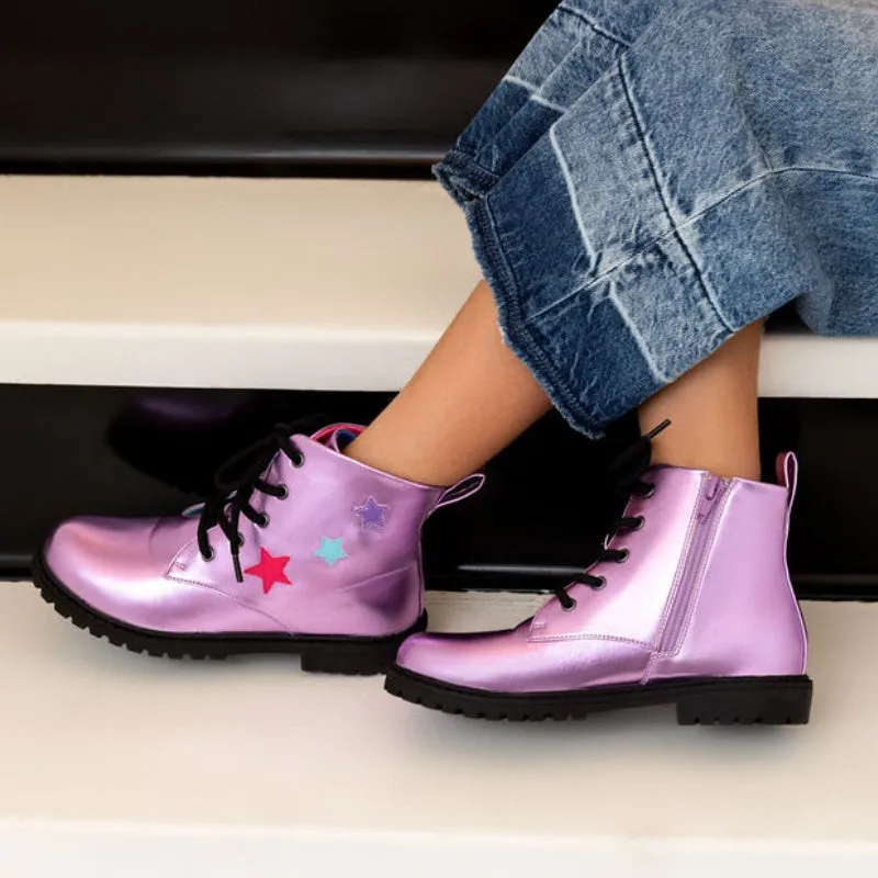 Miss Christie Boot in Lavender - Kids