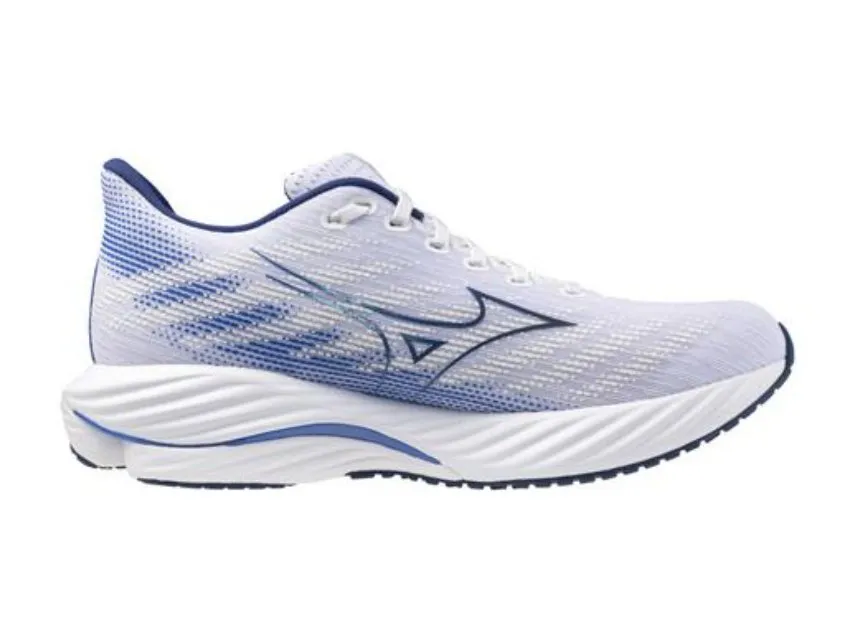 Mizuno Men's Wave Rider 28 - White/Estate Blue