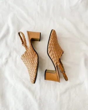 Moureze Woven Slingbacks