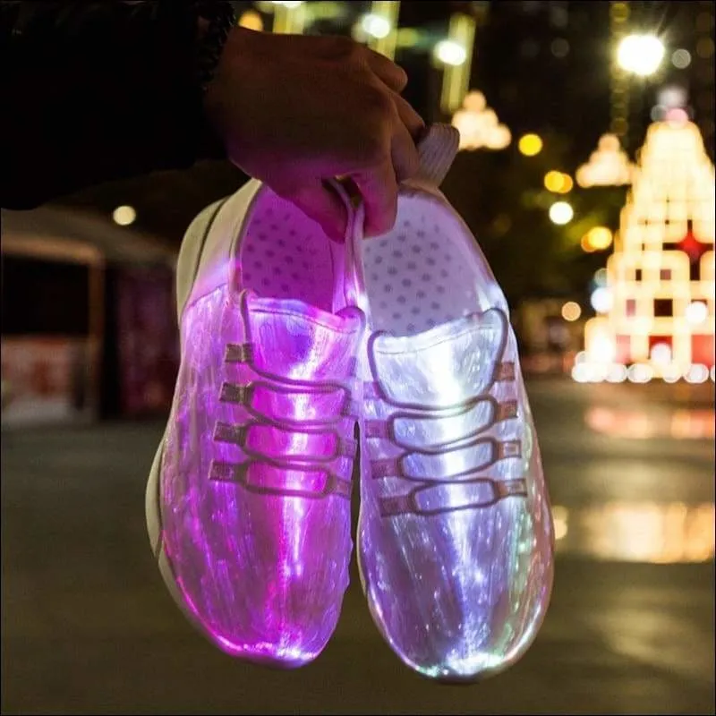 New Led Fiber Optic Shoes