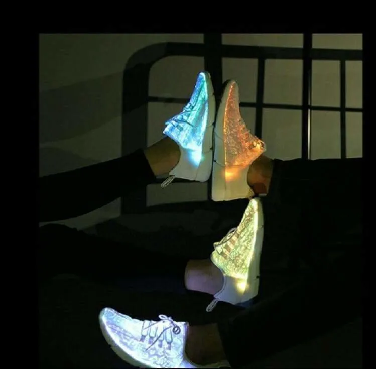 New Led Fiber Optic Shoes