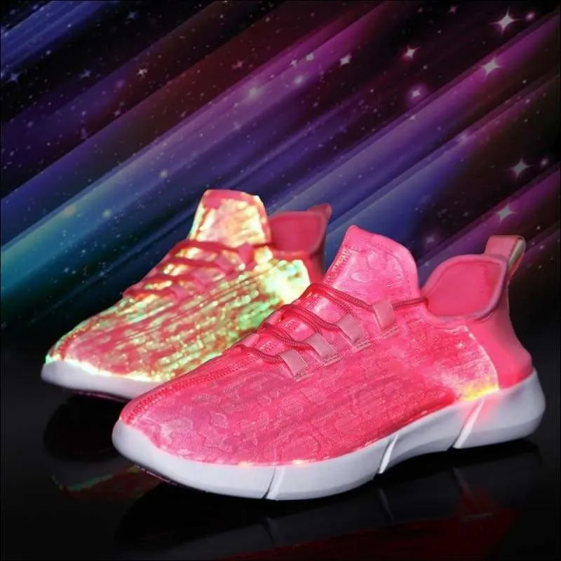 New Led Fiber Optic Shoes