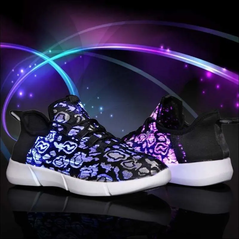 New Led Fiber Optic Shoes