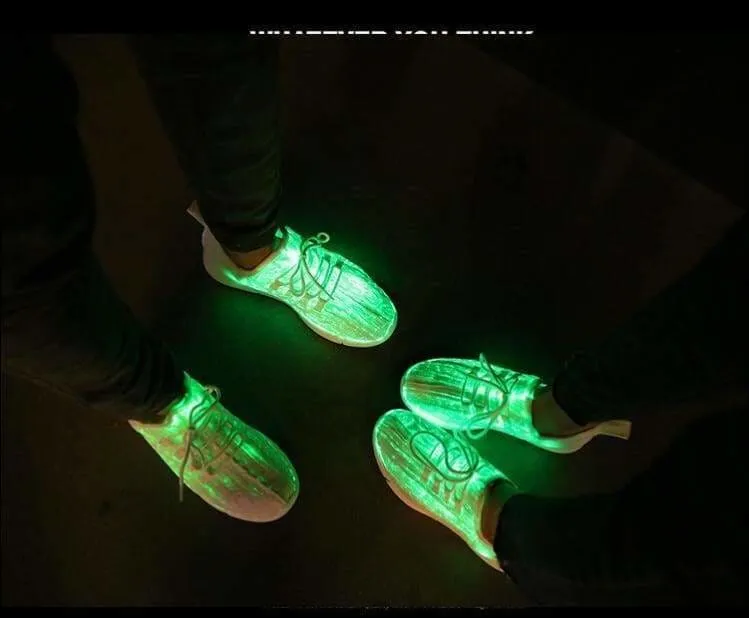 New Led Fiber Optic Shoes