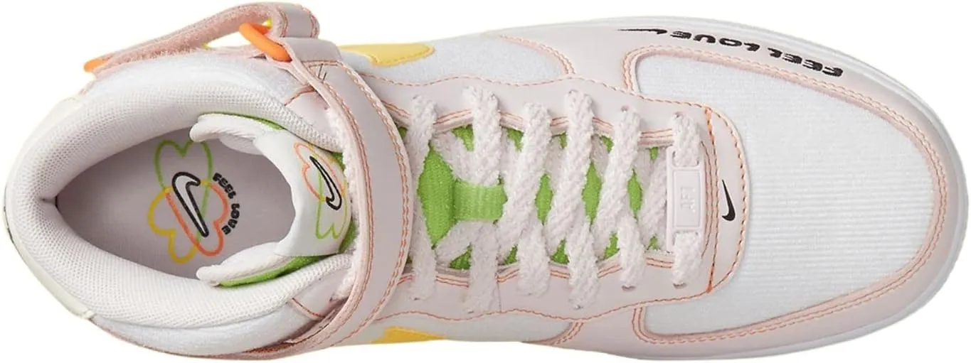 Nike Air Force 1'07 Mid FD0869 100 White/Opti Yellow-Pearl Pink