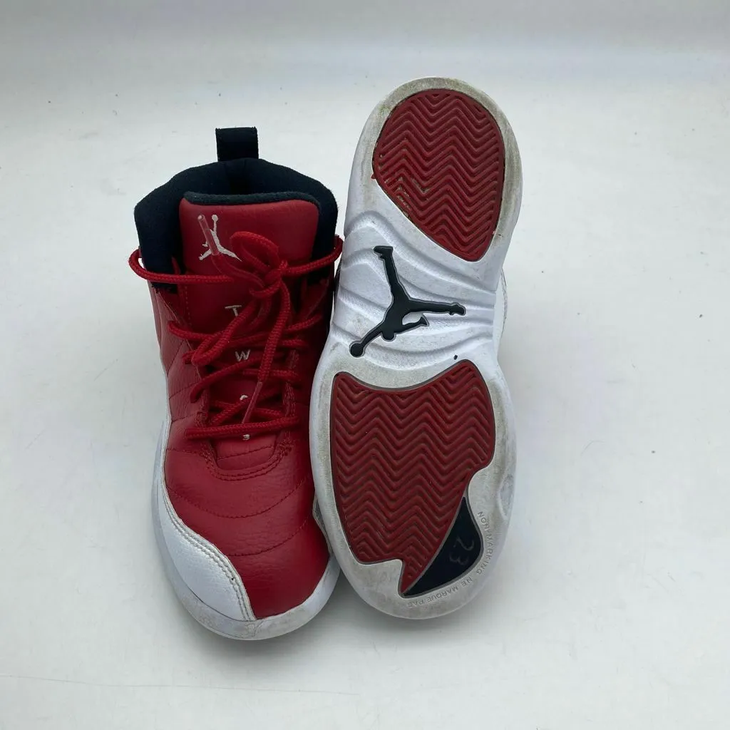 Nike Jordan 12 Retro Gym Red White Black Size 2Y 151186-600