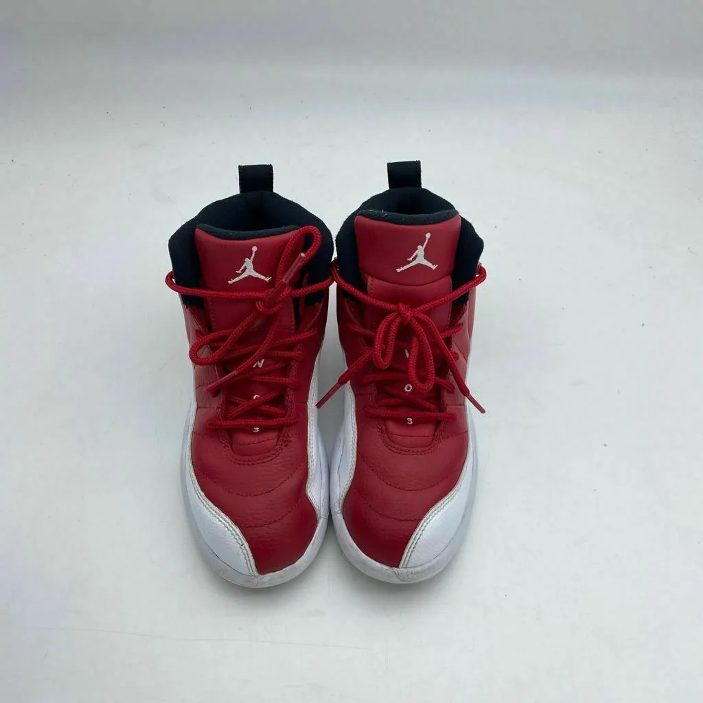 Nike Jordan 12 Retro Gym Red White Black Size 2Y 151186-600