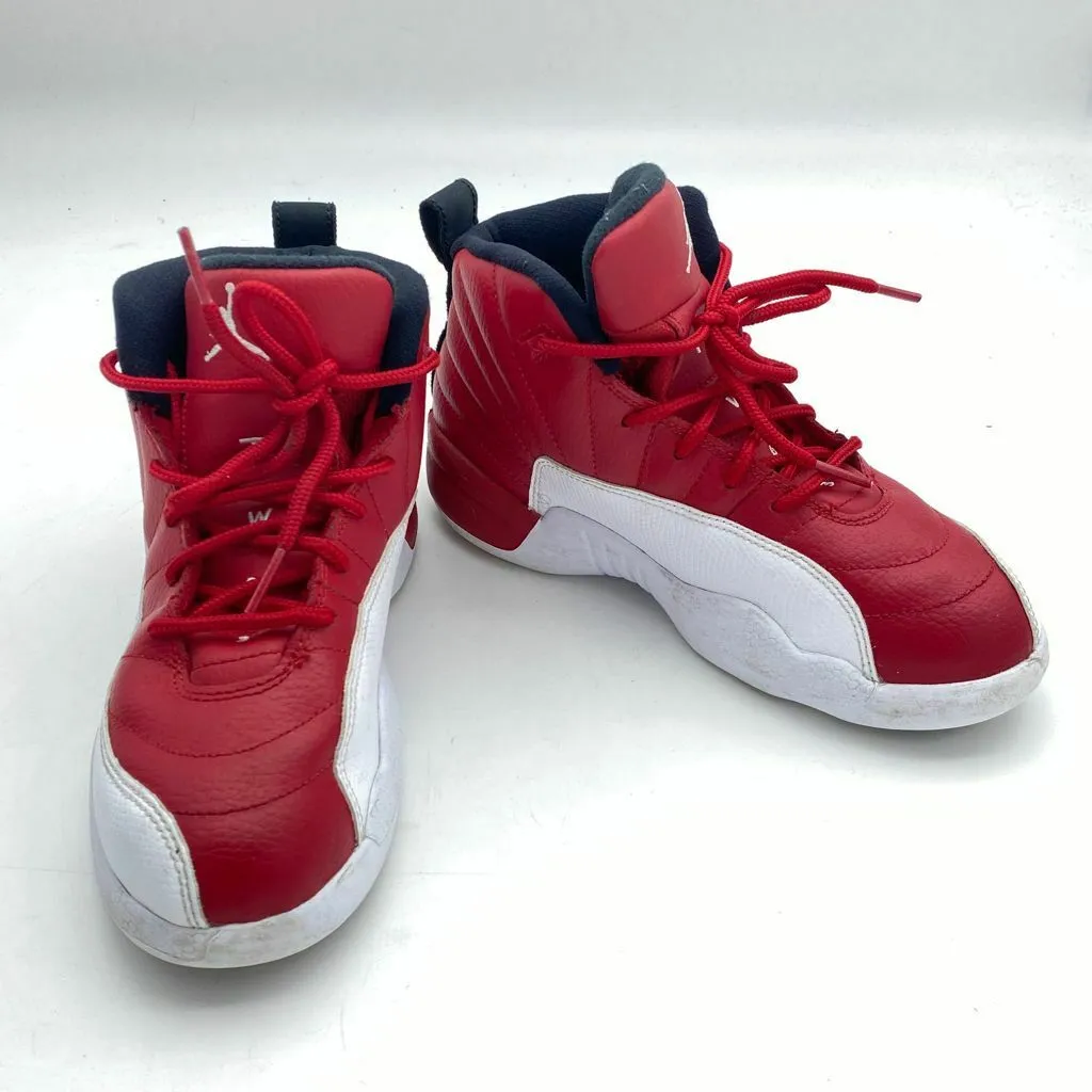 Nike Jordan 12 Retro Gym Red White Black Size 2Y 151186-600