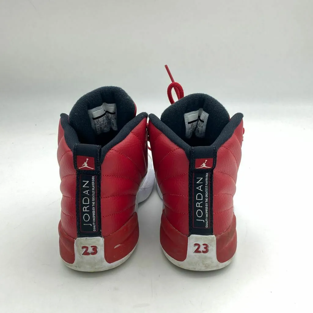 Nike Jordan 12 Retro Gym Red White Black Size 2Y 151186-600