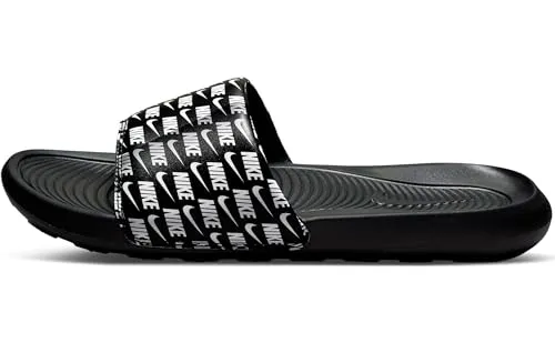 Nike mens Victori One Slide Print Black Flip Flop - 7 UK (CN9678)