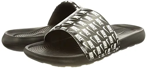 Nike mens Victori One Slide Print Black Flip Flop - 7 UK (CN9678)