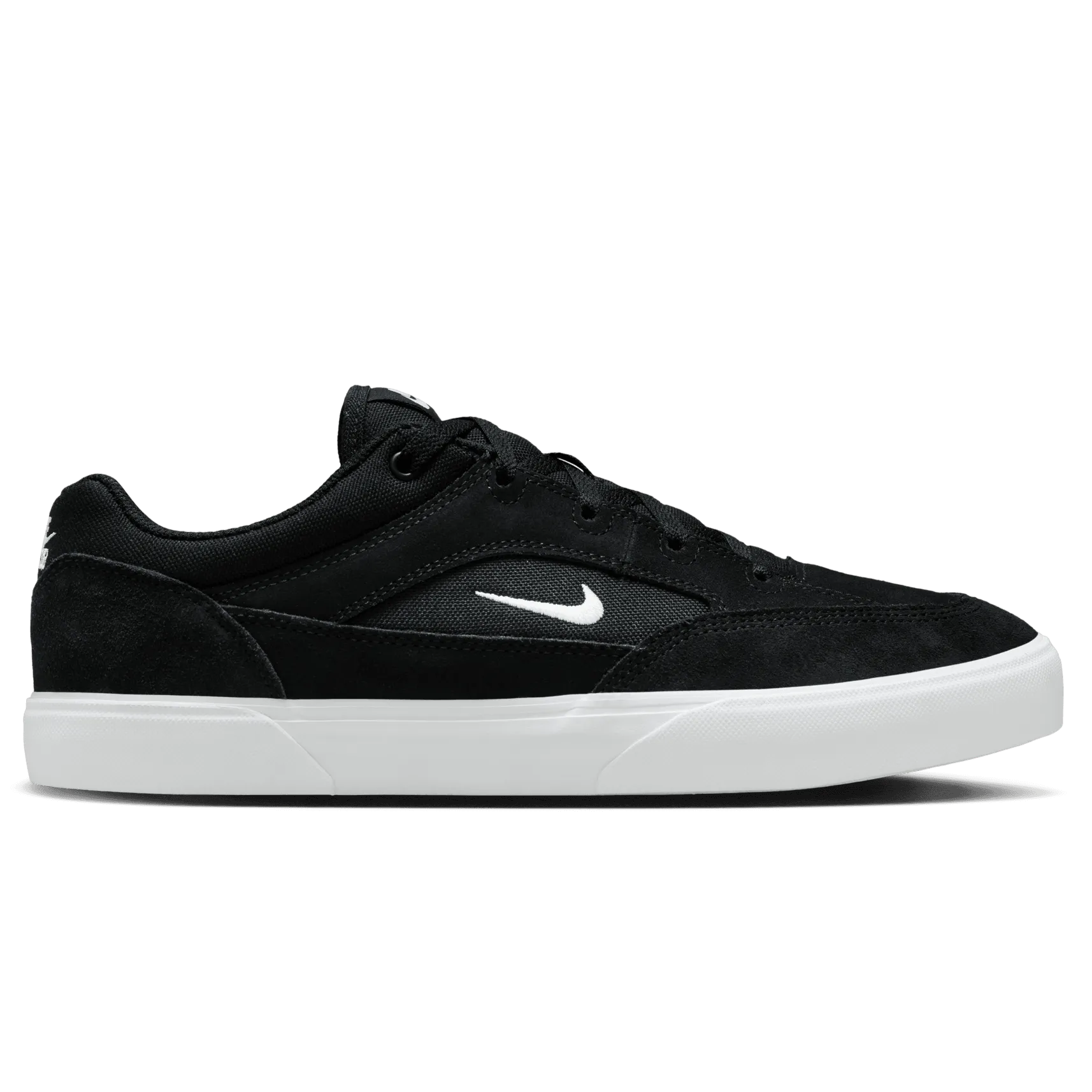 Nike SB Malor Skateboard Shoe - Black/White-Black-White