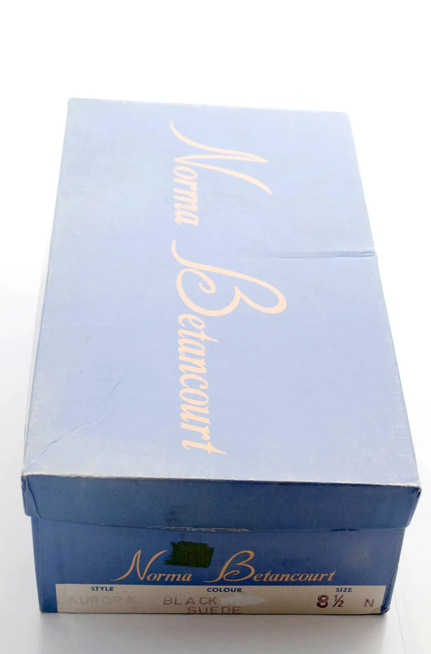 Norma Betancourt Vintage NEW black shoes original box 8.5 N SOLD