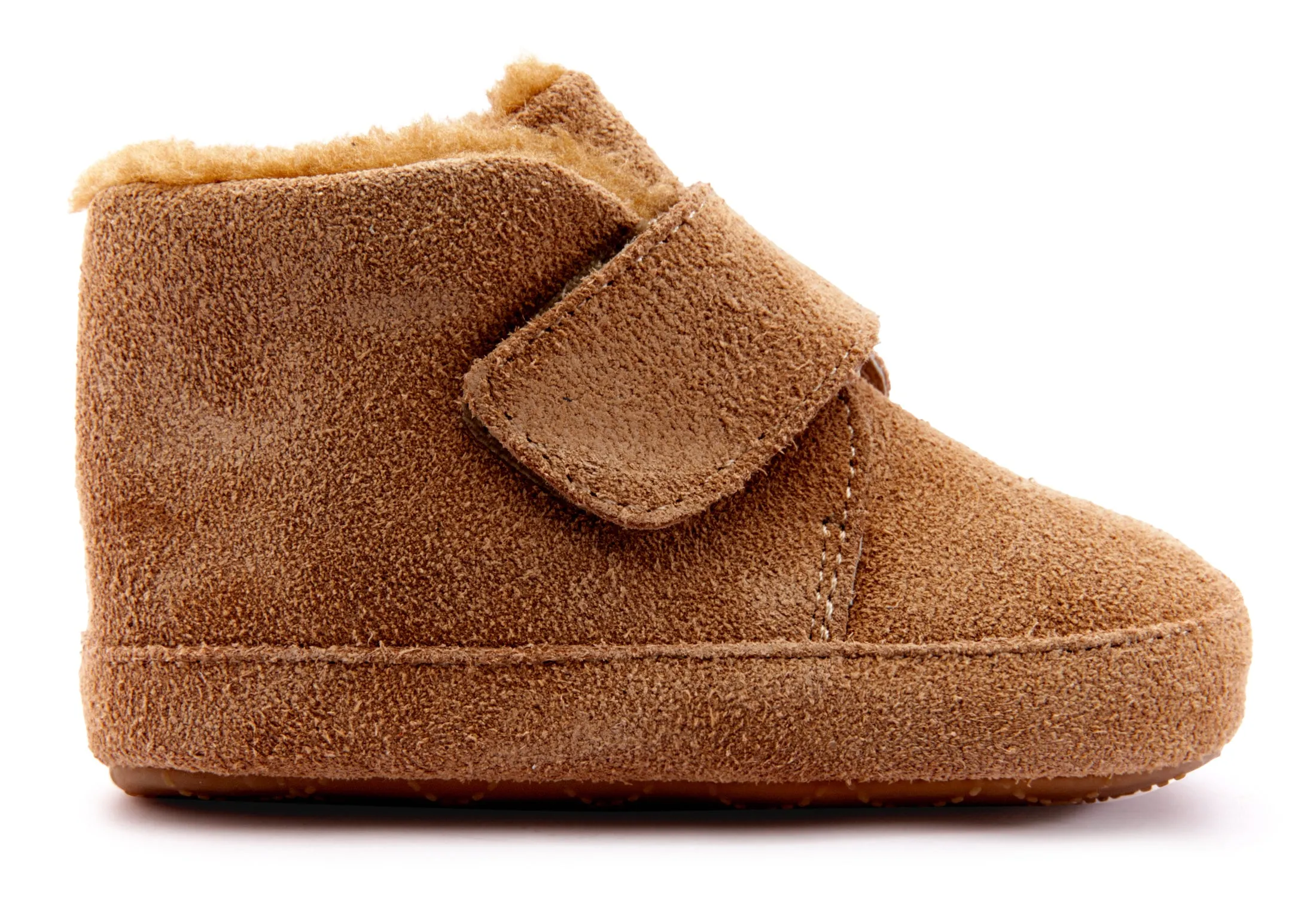 Old Soles Boy's & Girl's 0044R Shloofy Sneaker Booties - Natural Suede