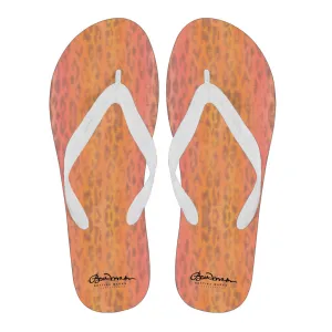 Ombre Leopard Flip Flops