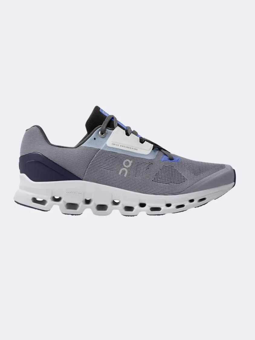 On Cloudstratus Men Running Shoes Fossil/Midnight