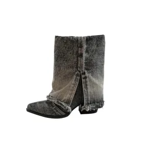 Outlaw Denim Cowboy Boots