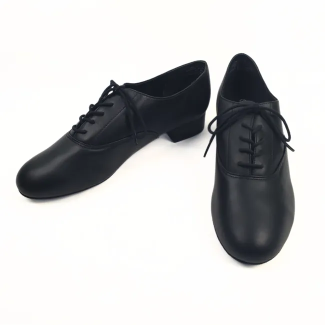 Oxford Lace-up (Black, Leather) Men's