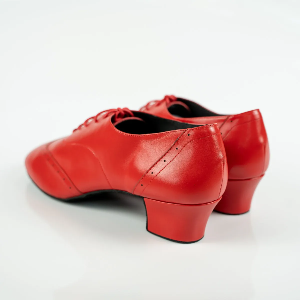 Polanski Red Men’s Cuban Heels Latin Classic Dance Shoes