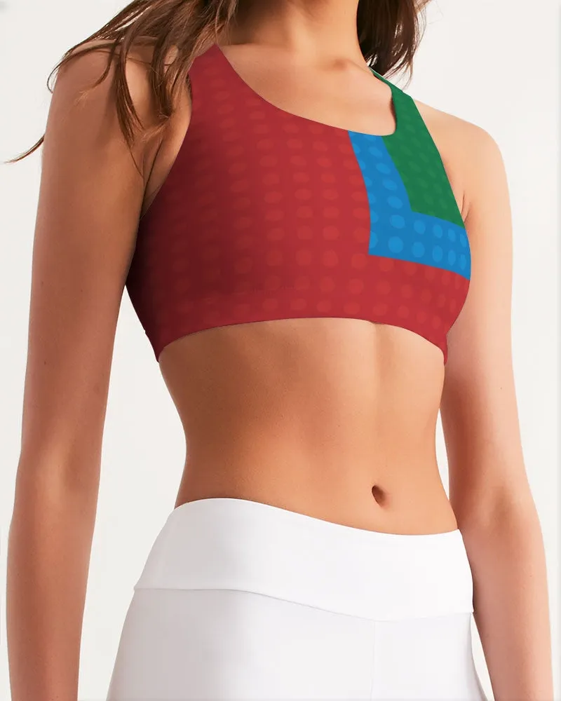 Primary Color Women's Seamless Sports Bra