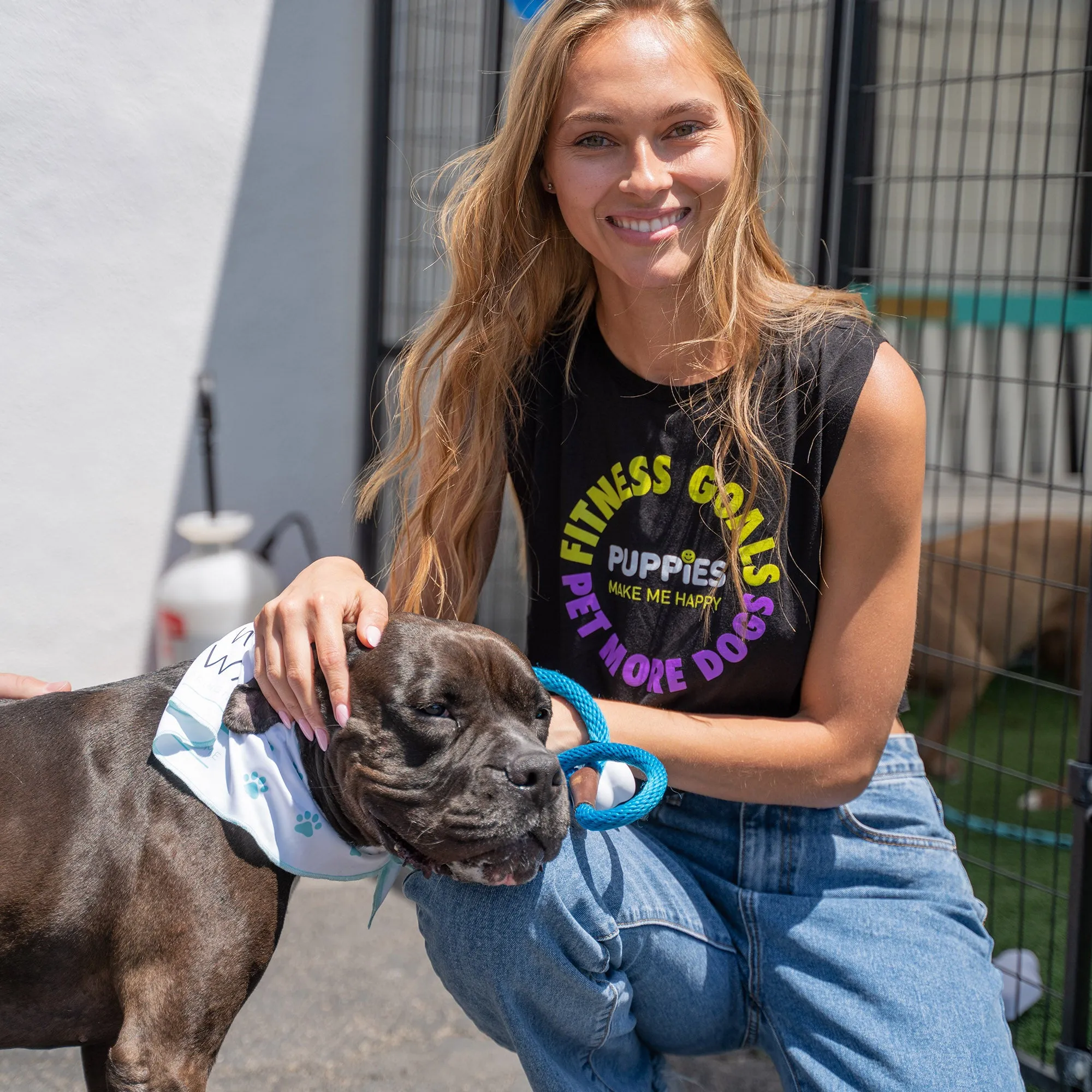 Puppy Fitness Goals | Crop Top