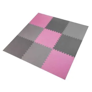 Puzzle Mat Multipack One Fitness Mp10 Pink-Grey