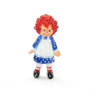 Raggedy Ann Pin Vintage 1975 Hallmark Lapel