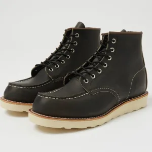 Red Wing 8890 6" Classic Moc Toe Boot - Charcoal Rough & Tough