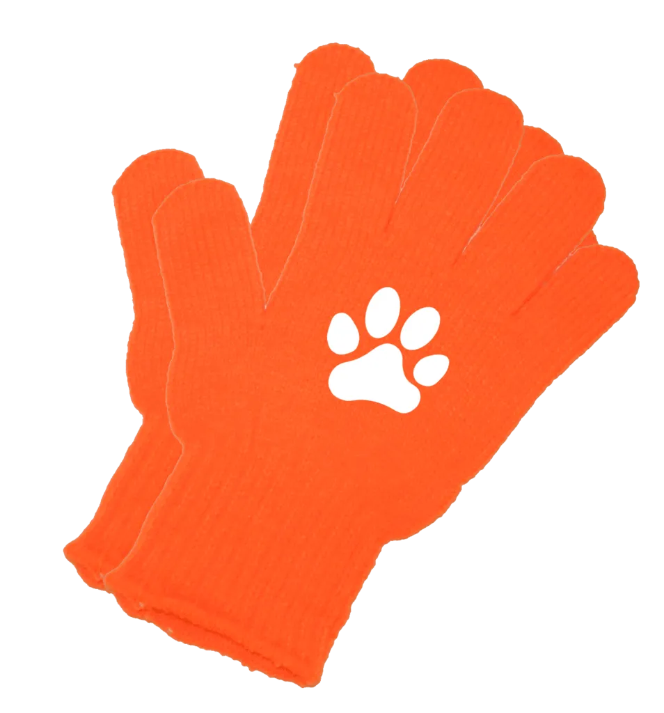 Reflective Knit Gloves - Paws