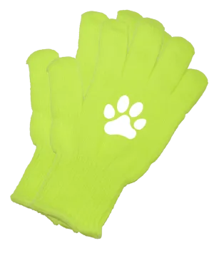 Reflective Knit Gloves - Paws