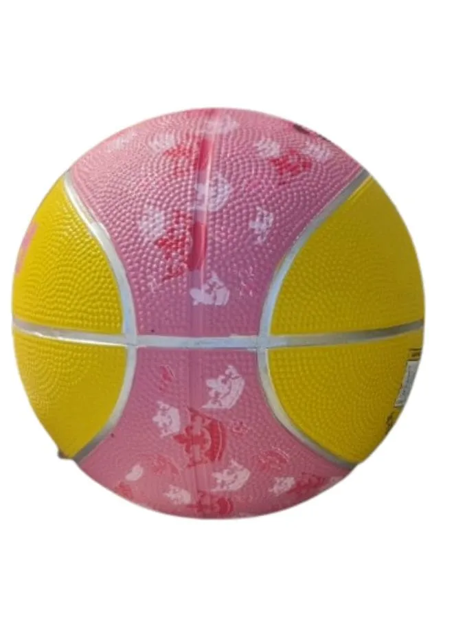 Rubber Size 3 Basketball for Kids Cartoon Ball for Indoor Playing