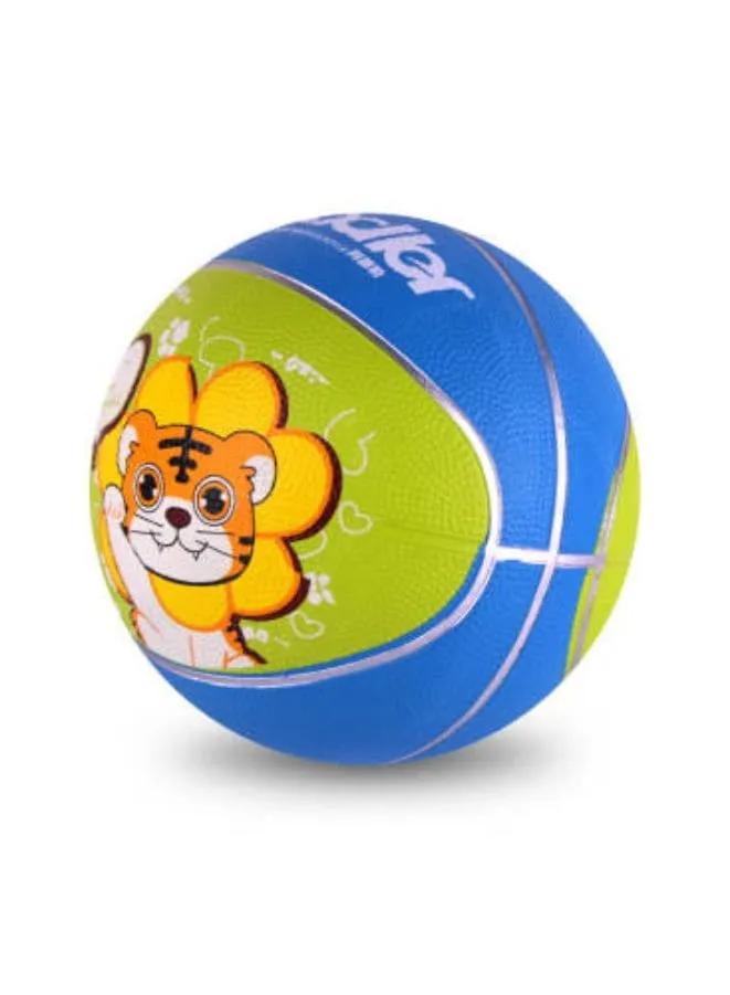 Rubber Size 3 Basketball for Kids Cartoon Ball for Indoor Playing