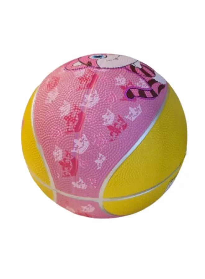 Rubber Size 3 Basketball for Kids Cartoon Ball for Indoor Playing