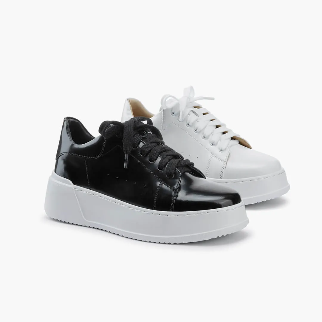 *RYKER WHITE - leather sneaker