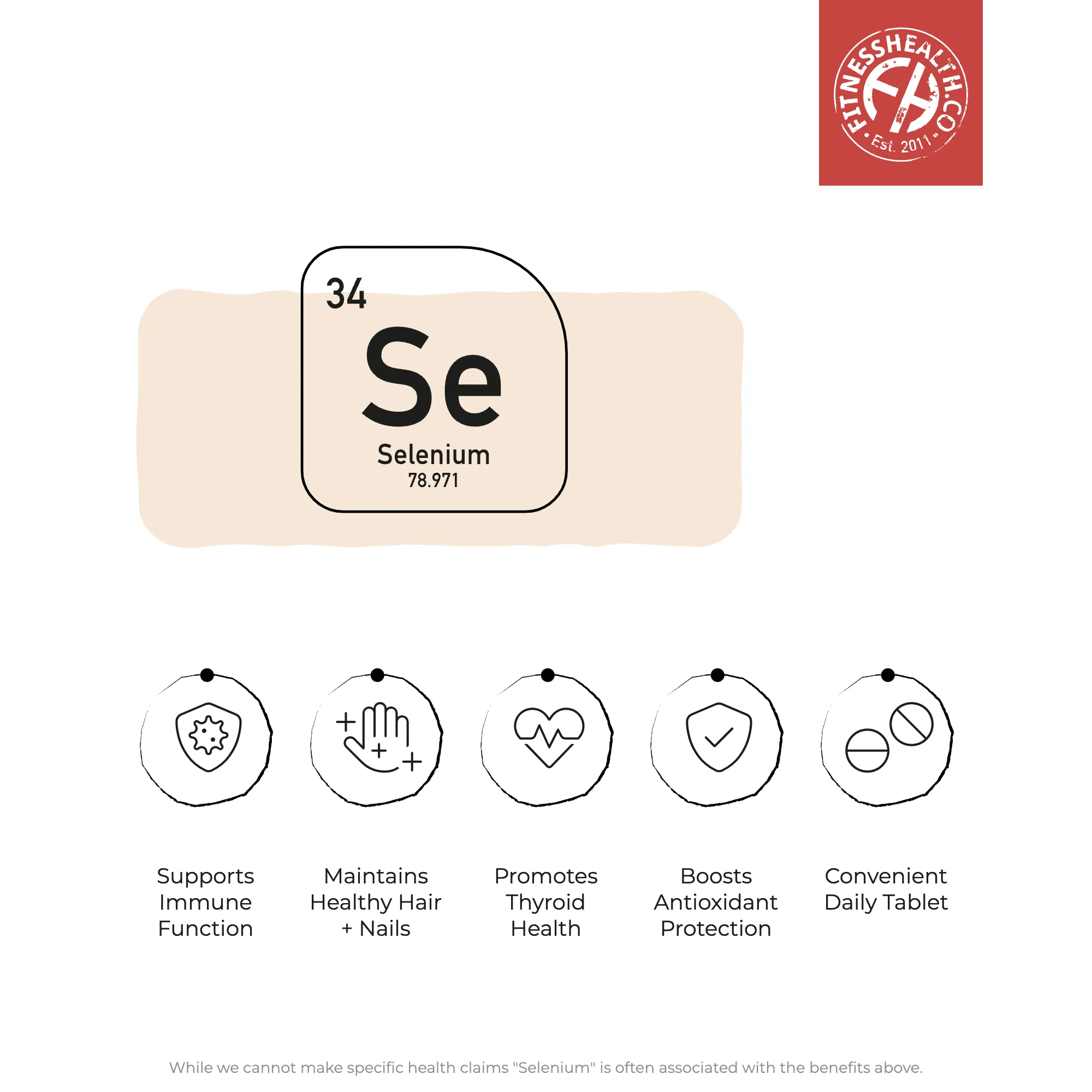 Selenium 200mcg Zinc 15mg Tablets