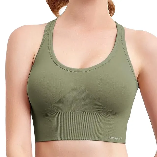 Sexy Breathable Women's Push Up Sports Bra